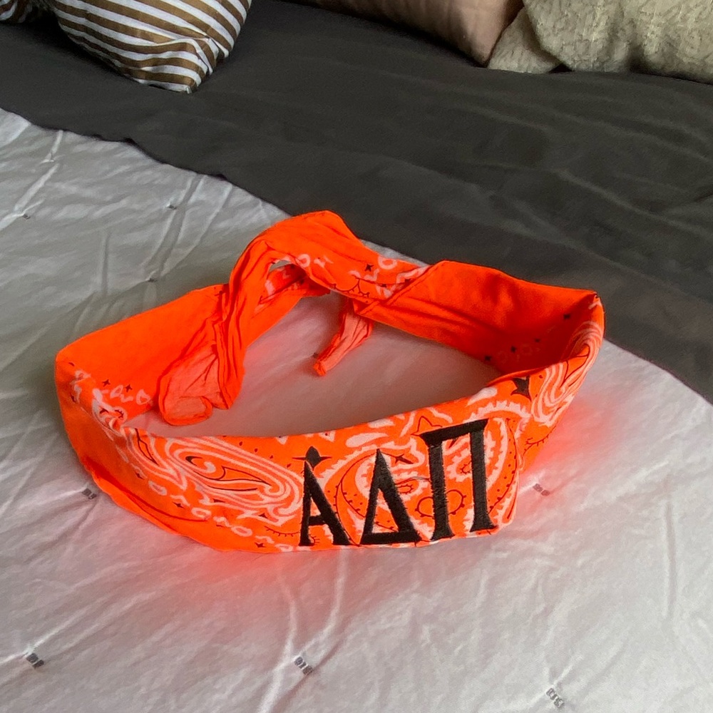ADPI orange and black Bandanna